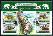 Malediven 2015 Elefanten (316) Yvert N° 4709 Rechts 4712 Entwertet Verwendet