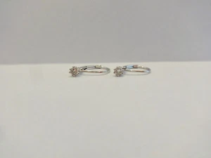 "Sonderangebot" Ohrhänger mit 2 Brillanten 0,26 Carat 750 er Weißgold. - Bild 1 von 5
