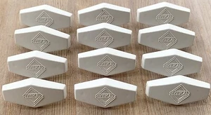 12 x White uPVC Face Drainage Caps for Window,Door pvc plastic. - Picture 1 of 3