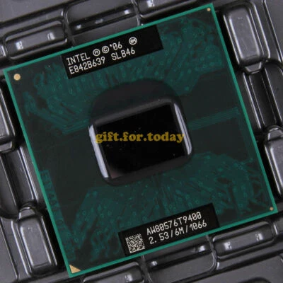 Intel Core 2 Duo T9400 2.53 GHz CPU Dual-Core SLGE5 (AW80576GH0616M) Processor - Image 1 of 4