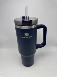 Stanley Travel Quencher 40oz "Slate" Blue Preowned The Big Grip - Picture 1 of 19