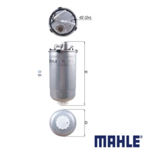 Mahle Kl 157/1d Fuel Filter for Seat Cordoba Ibiza Skoda Fabia VW Polo New - Picture 1 of 7
