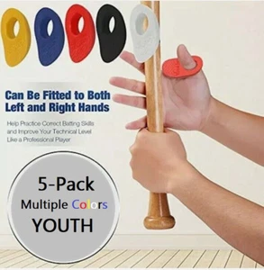 VanCho 5PK Baseball Batting Grip Aid Thumb Protector Youth Size Multiple Colors - Picture 1 of 12