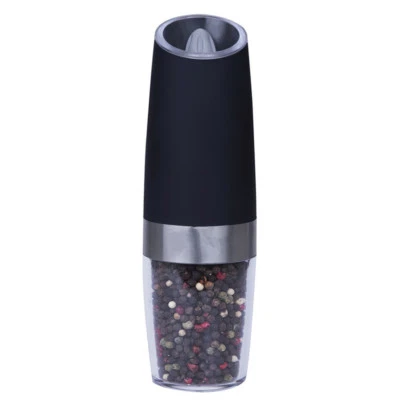 1/2 Electric Battery Salt Pepper Grinder Adjustable Shakers Automatic Stainless - Image 1 of 4