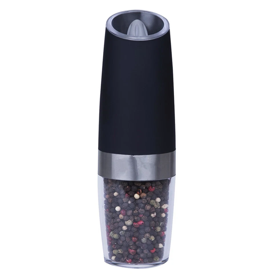 US Electric Battery Salt Pepper Grinder Adjustable Shakers Automatic Stainless - Image 1 of 4