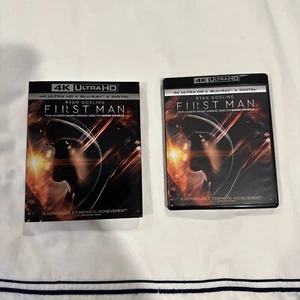First Man (2018) 4K Ultra HD + Blu-ray + OOP Slipcover UHD Gosling No Digital - Picture 1 of 6