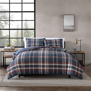 Eddie Bauer - Queen Duvet Cover, Reversible Bedding Set with Matching Shams, ... - Picture 1 of 12