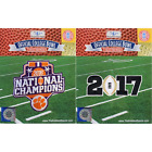 2016 College National Champions Clemson Tigers & 2017 Playoff Trikot Patch Kombo