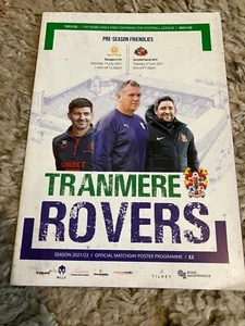 Tranmere Rovers v Rangers, Sunderland. July 2021. - Picture 1 of 1