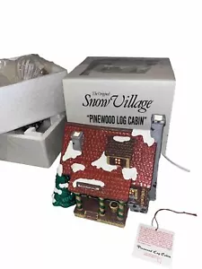Department 56 The Original Snow Village Pinewood Log Cabin - Picture 1 of 6