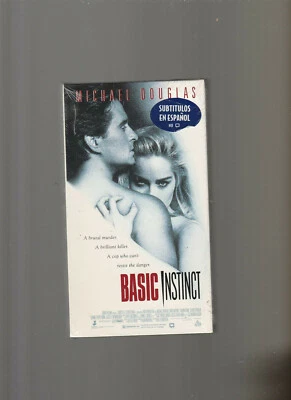 Basic Instinct (VHS, 1992, Spanish Subtitled) SEALED - Image 1 of 2