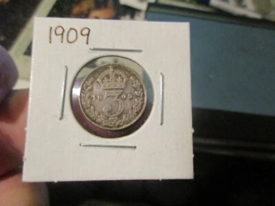 Britain - 1909 Sterling Silver Threepence - King Edward VII - Image 1 of 2