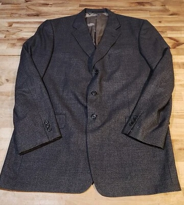 Abrigo deportivo Givenchy Monsieur marrón a cuadros de lana para hombre traje de cena chaqueta blazer Foto 1 de 4