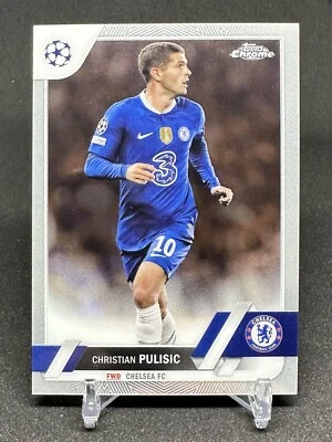 Christian Pulisic 2022 Topps Chrome UEFA #144 Chelsea FC - Image 1 of 2