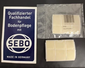 Original SEBO Abluftfilter 5143 Für X1/2/3/4/5 XP 1/2/3 - Picture 1 of 2
