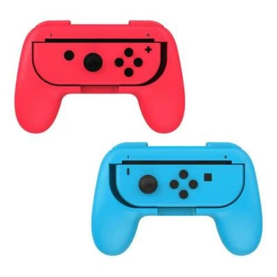 2 Black Blue Red Controller Grip Handles for Nintendo Switch Joy-Con