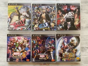 SONY PS3 Persona 4 5 & Ultra & Marvel vs Capcom 3 & Super Street Fighter IV set - Picture 1 of 14