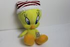 Looney Tunes Tweety Bird Plush With Holiday Striped Hat 15