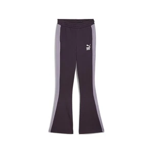 PUMA Lava Land Flared Sweatpants Youth Girls Purple Casual Athletic Bottoms 6264 - Picture 1 of 2