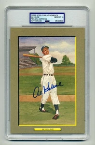 AL KALINE SUPERB GEM MINT 10 PSA/DNA SIGNED PEREZ STEELE GREAT MOMENTS CARD - Picture 1 of 1