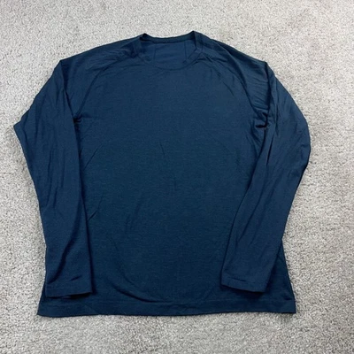 Lululemon Shirt Mens Medium Blue Metal Vent Tech Long Sleeve Training Running - Image 1 of 4