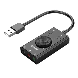 Adaptateur Audio Stéréo Externe 7.1 Canaux USB Carte Son pour Casque 3,5mm PS4 - Photo 1/7