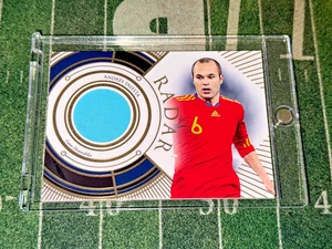 2024 Futera Andres Iniesta Radar Game Used Worn Memorabilia Jersey 07/19 SSP ⚽ - Picture 1 of 3