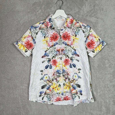 Blusa manga puño estampada botánica NARACAMICIE talla S-M Foto 1 de 4