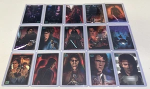 2024 Topps Chrome Star Wars Galaxy POWER OF THE DARK SIDE Insert Set AQUA #/199 - Picture 1 of 2