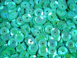 Sequins 8mm Peppermint AB 20g DIY Crafts Sewing Dressmaking Decorating - Picture 1 of 2