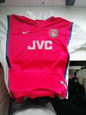 Nike Arsenal 1996-98 Heimtrikot Größe L JVC Football Shirt - Bild 1 von 4