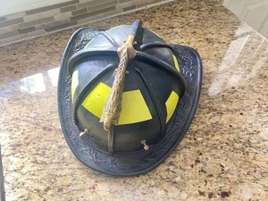 Casco de cuero de bombero Phenix TL-2 First Due-modelo q1 #003D-compatible con NFPA - Imagen 1 de 9