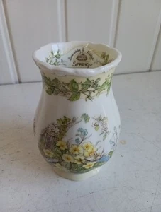 Royal Doulton Brambly Hedge Spring Vase 1991 by Jill Barklem 13cm Tall BU - Picture 1 of 5