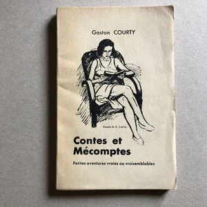 Gaston Courty — Contes et mécomptes — édition originale + envoi — 1936. - Imagen 1 de 8