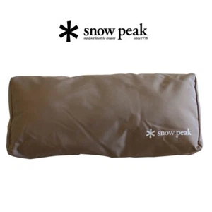 Cojín para silla baja Snow Peak Plus almohada marrón campamento exterior UG-410 Japón nuevo - Imagen 1 de 6