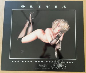 Olivia de Berardinis Signed Art Expo Poster 1995