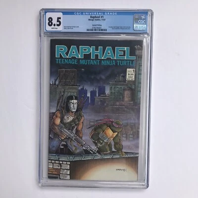 Raphael #1 (1987) CGC 8.5 White (2nd Print) 1st Appearance of Casey Jones Mirage - Image 1 of 2