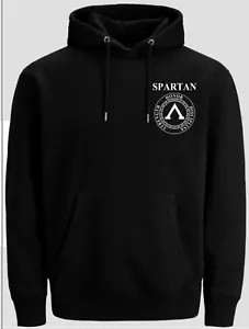 Spartan Shield Hoodie Herren Fitnessstudio Kleidung Training Bodybuilding MMA Kapuze - Bild 1 von 3
