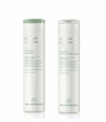 De Lorenzo Prescriptive Solutions Control Shampoo & Revive Conditioner 275ml DUO - Image 1 of 4