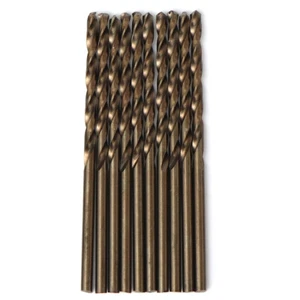 10PCS 17/64"x4-1/8" Cobalt Drill Bits Set HSS M35 Jobber Length Metal Drill Bit - Picture 1 of 5