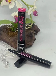 Lancome Monsieur Big Marker Eyeliner - 01 Black - .08 oz Full Size - New in Box - Picture 1 of 6