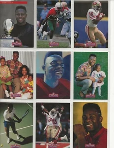 1992 SF 49ers JERRY RICE Special MOBILE OIL 9 Card Set of ProLine Profiles - Picture 1 of 2