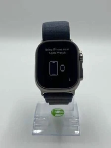 Unlocked Apple Watch Ultra 2 49MM Natural Titanium Blue Alpine Loop A2986 - Picture 1 of 6