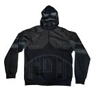 Star Wars Shadow Trooper Hoodie Men’s Size XL Black Full Zip Sweatshirt