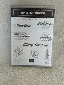Stampin' Up! Timeless Tidings Set mit 9 Gummistempeln - Artikel # 148936 - Bild 1 von 4
