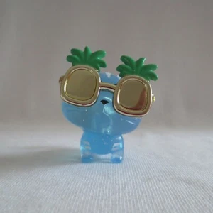 NEW! 2022 Barbie Extra Fancy Doll Blue Pet Kitty Cat with Gold Pineapple Glasses - Picture 1 of 4