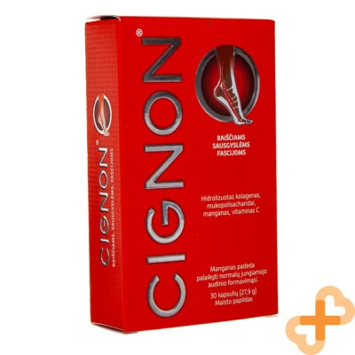 CIGNON Ligaments Tendons Fascia 30 Soft Capsules Manganese Collagen Supplement