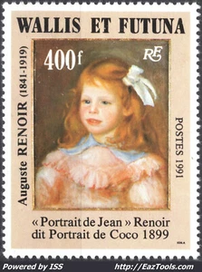WALLIS ET FUTUNA PORTRAIT DE COCO N° 411 NEUF ** SANS CHARNIERE - Picture 1 of 1