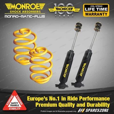 Front Lowered Monroe Shock Absorbers King Springs for HOLDEN TORANA SLR 5000 - image 1 of 3
