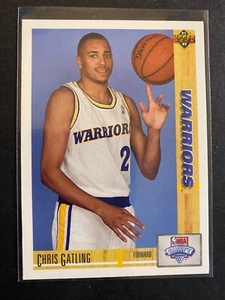 Chris Gatling (Golden State Warriors) - 1991/92 Upper Deck Rookie Draft Card #9 - Picture 1 of 2